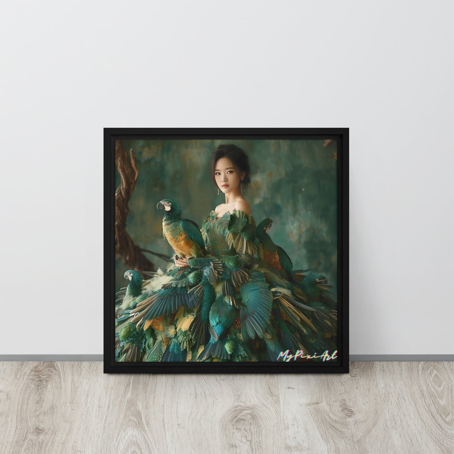 Framed canvas. Exotic elegance #5