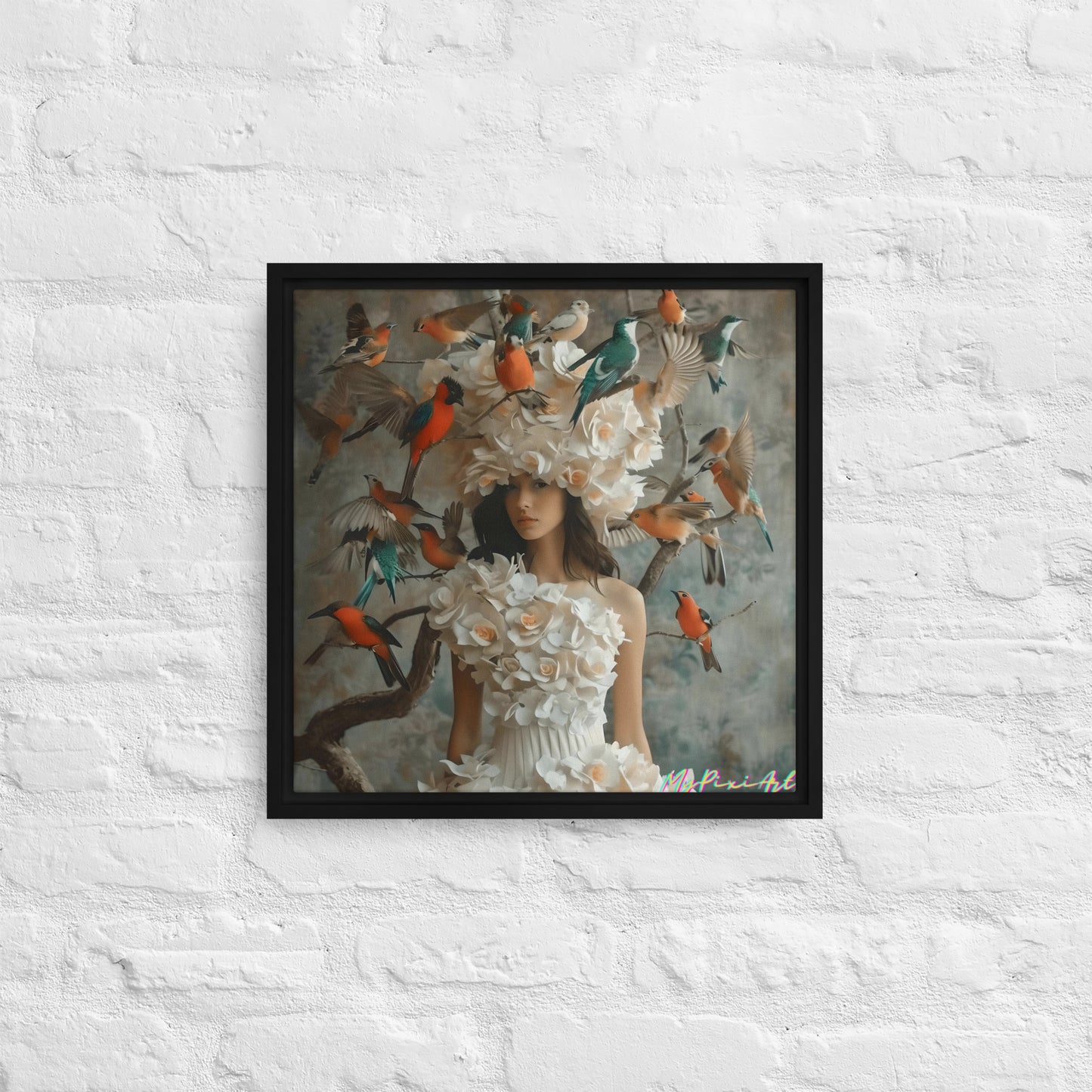 Framed canvas. Exotic elegance #3