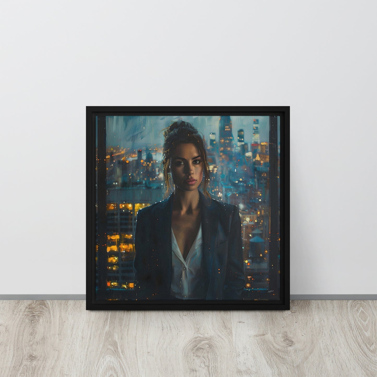 Framed canvas Big City Lights #1