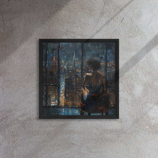 Framed canvas Big City Lights #6