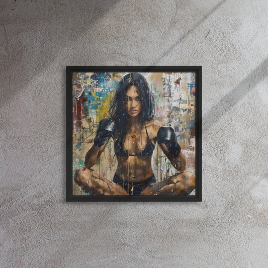 Framed canvas Boxing #2