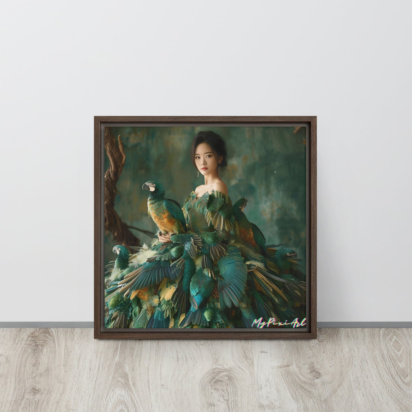 Framed canvas. Exotic elegance #5