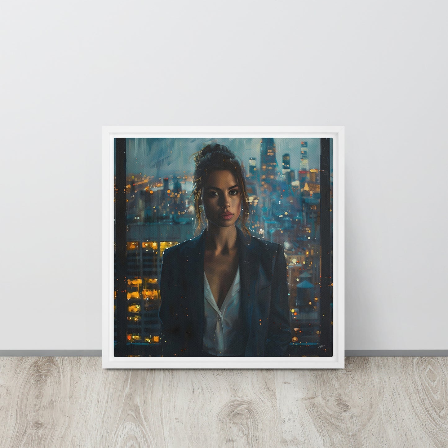 Framed canvas Big City Lights #1